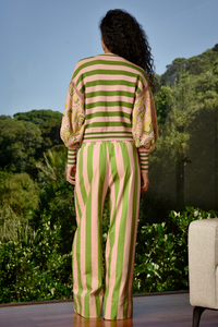 Cooper Seville Strolls Pants Blush Green Stripe Pre-Order