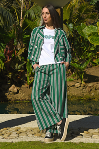 Cooper Seville Strolls Trouser Green Stripe Pre-Order