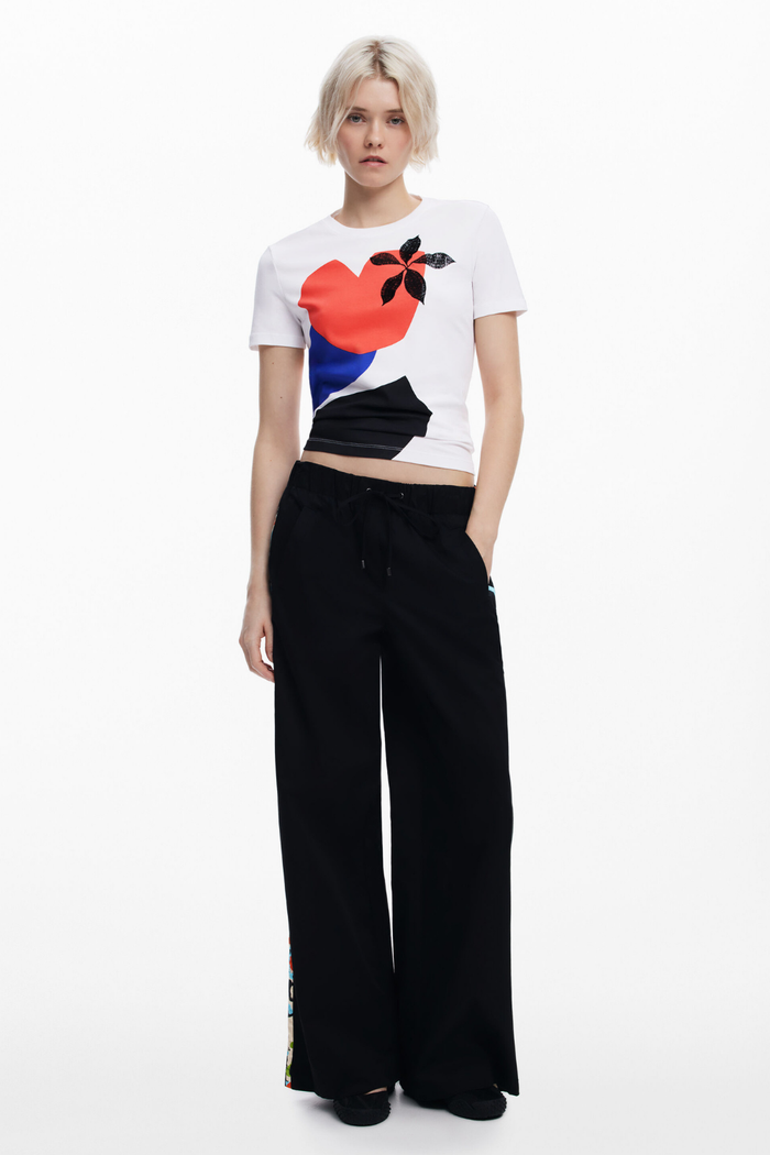 Desigual Side Stripe Trousers By M. Christian Lacroix Pre-Order