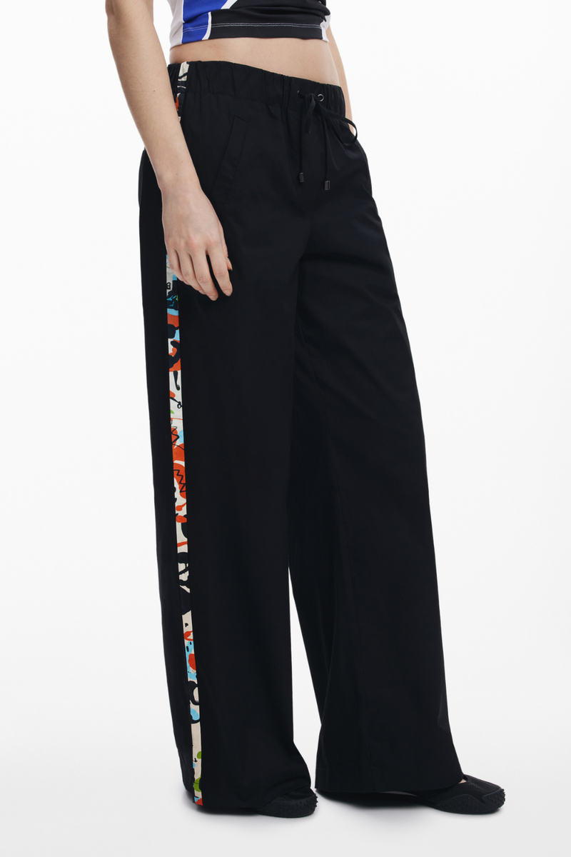 Desigual Side Stripe Trousers By M. Christian Lacroix