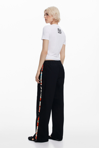 Desigual Side Stripe Trousers By M. Christian Lacroix