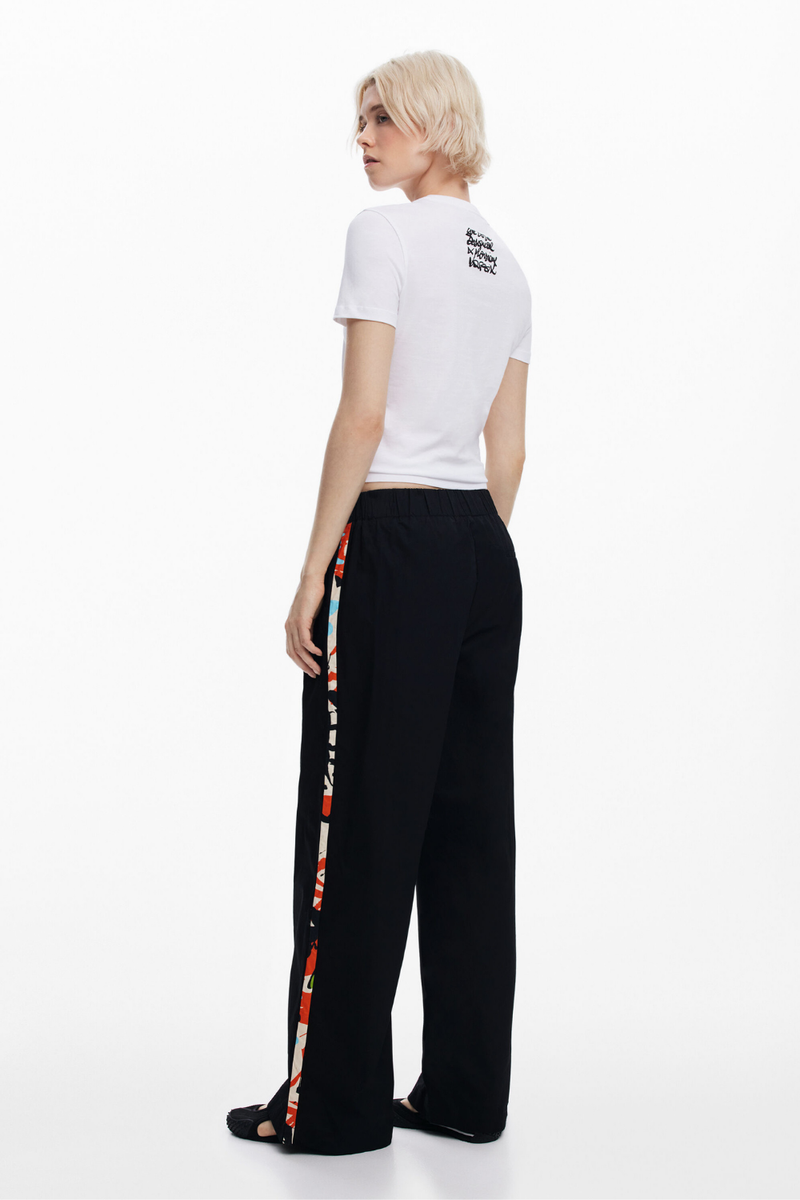 Desigual Side Stripe Trousers By M. Christian Lacroix