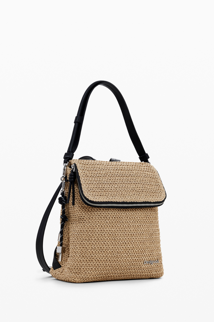 Desigual Small Raffia Backpack