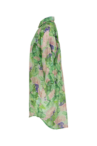 Curate Something Borrowed Shirt Green Floral