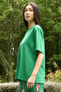 Curate Sparkle Magic Tee Green