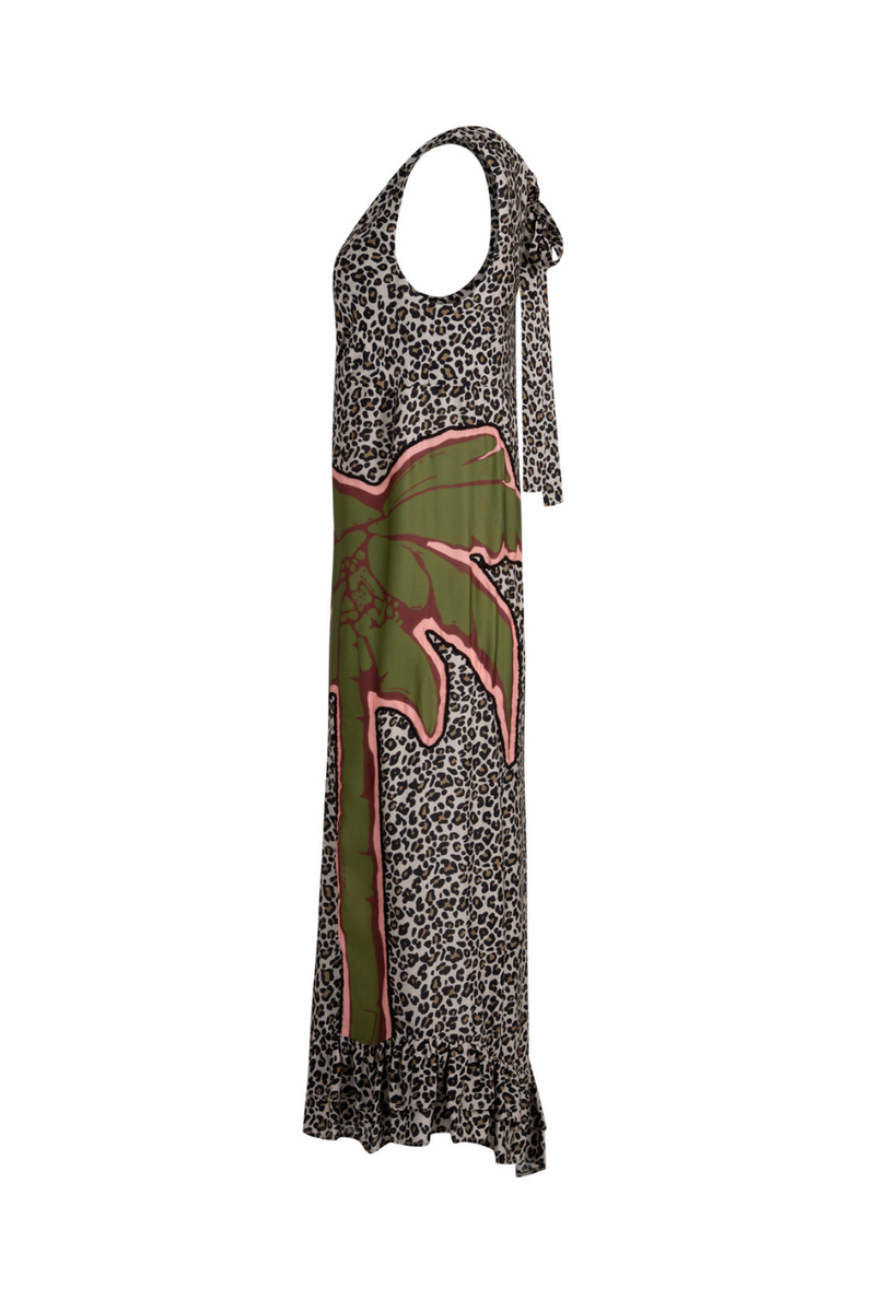 Curate Spotless Behaviour Dress Leopard Palm Pre-Order