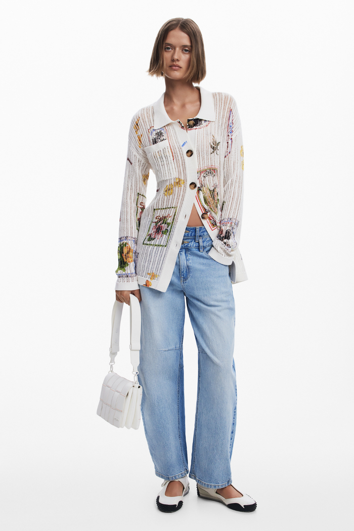 Desigual Stamp Cardigan