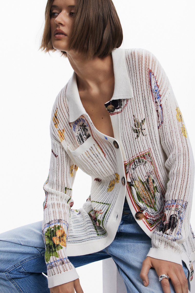 Desigual Stamp Cardigan