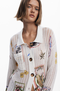 Desigual Stamp Cardigan