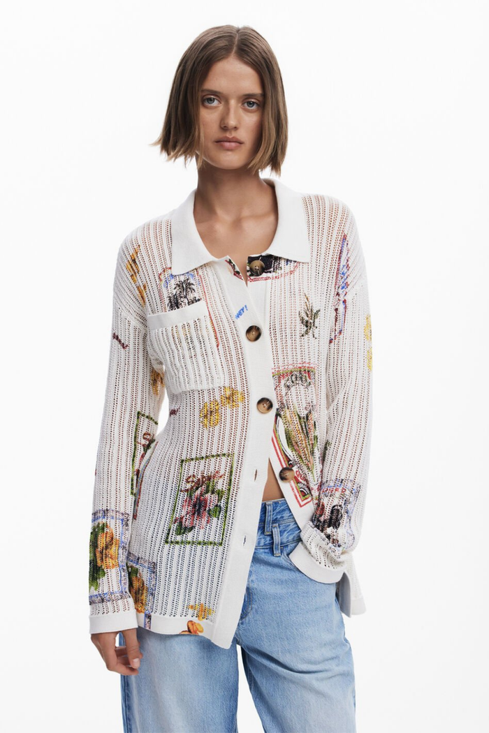 Desigual Stamp Cardigan