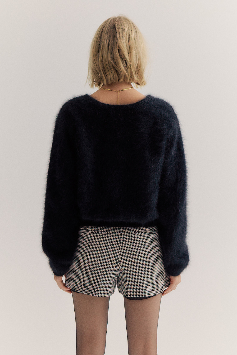 World of Nomads Stella Cashmere Boat Neck Knit Black