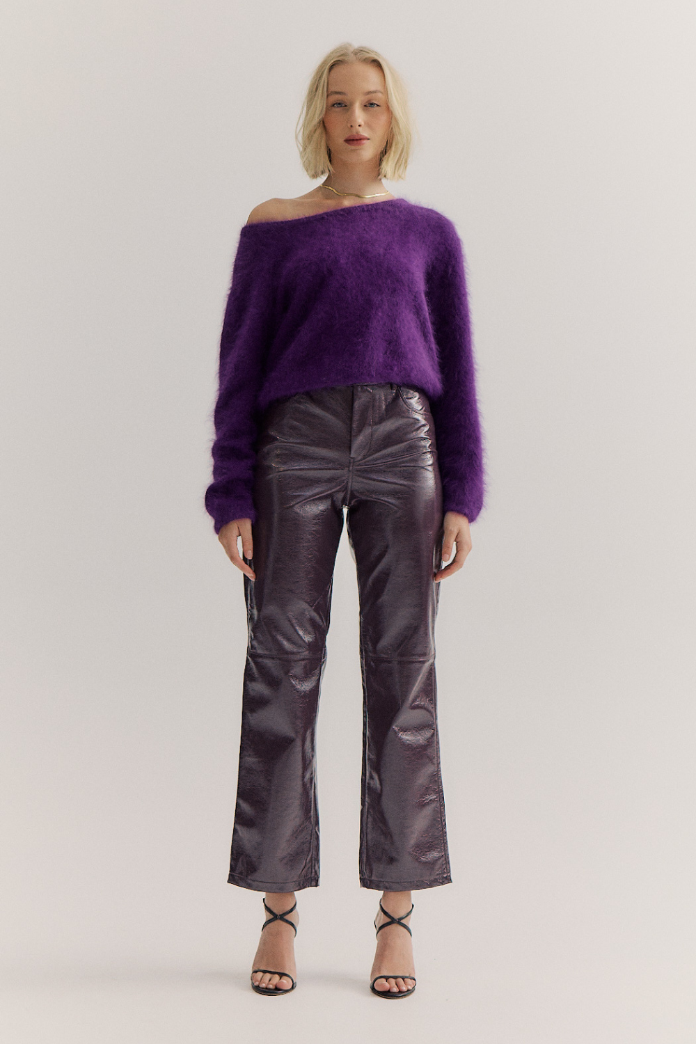 World of Nomads Stella Cashmere Boat Neck Knit Royal