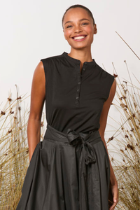 M.A.Dainty Stingray Top Black