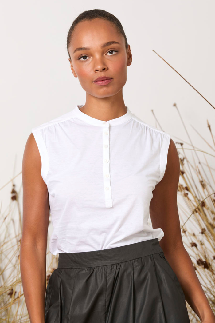 M.A.Dainty Stingray Top White