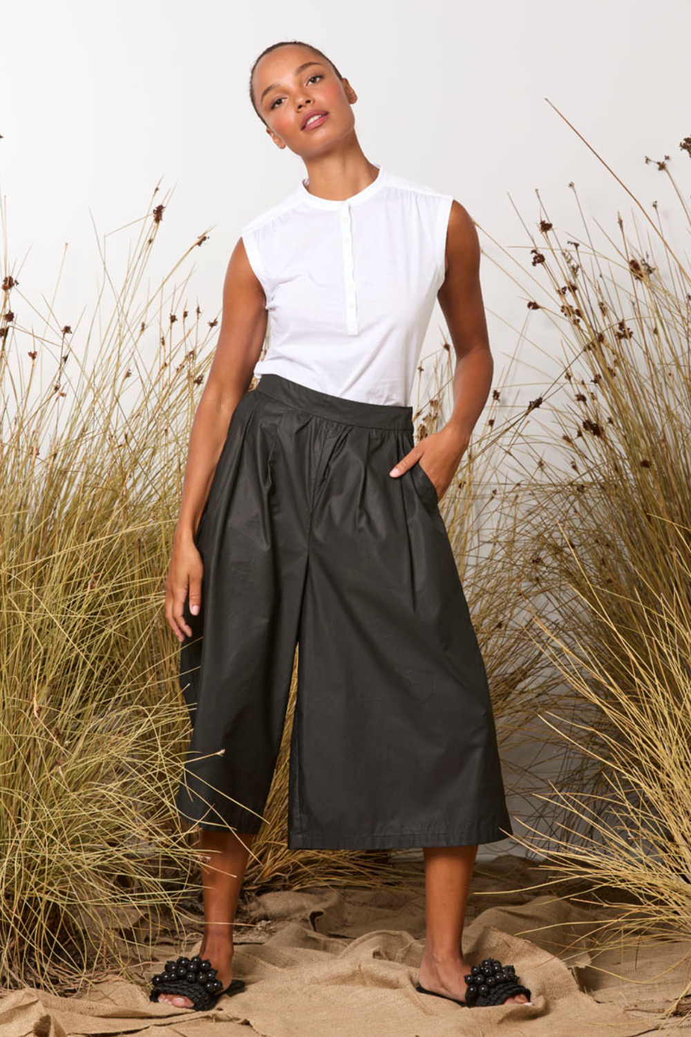 M.A.Dainty Stingray Top White