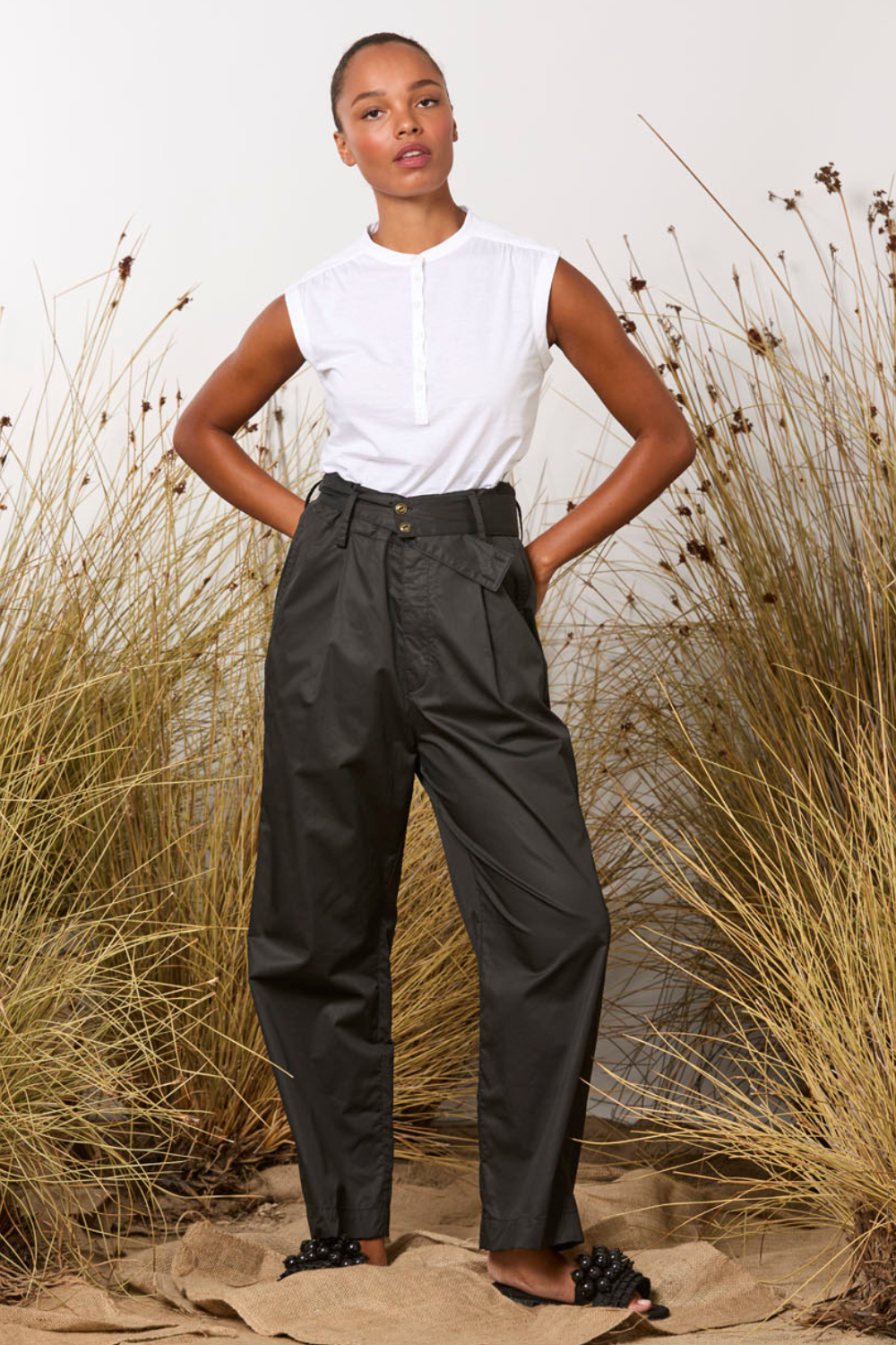 M.A.Dainty Stingray Top White