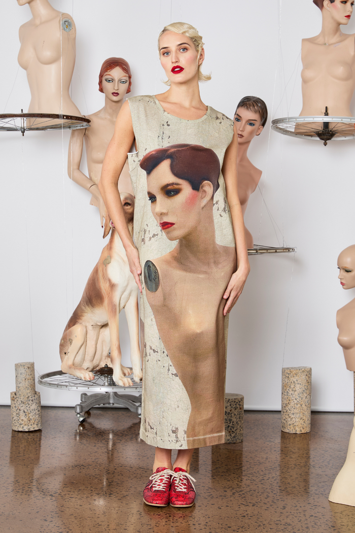 M.A.Dainty Strike A Pose Dress Green Eyes