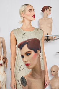 M.A.Dainty Strike A Pose Dress Green Eyes