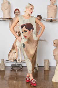 M.A.Dainty Strike A Pose Dress Green Eyes