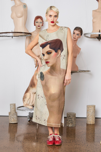 M.A.Dainty Strike A Pose Dress Green Eyes