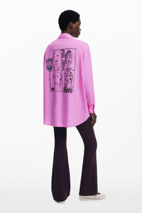 Desigual Oversized Comic Strip Shirt