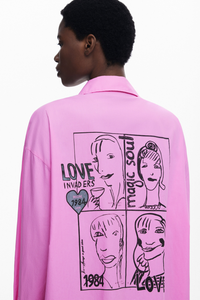 Desigual Oversized Comic Strip Shirt