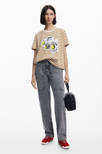 Desigual Striped Print T-Shirt