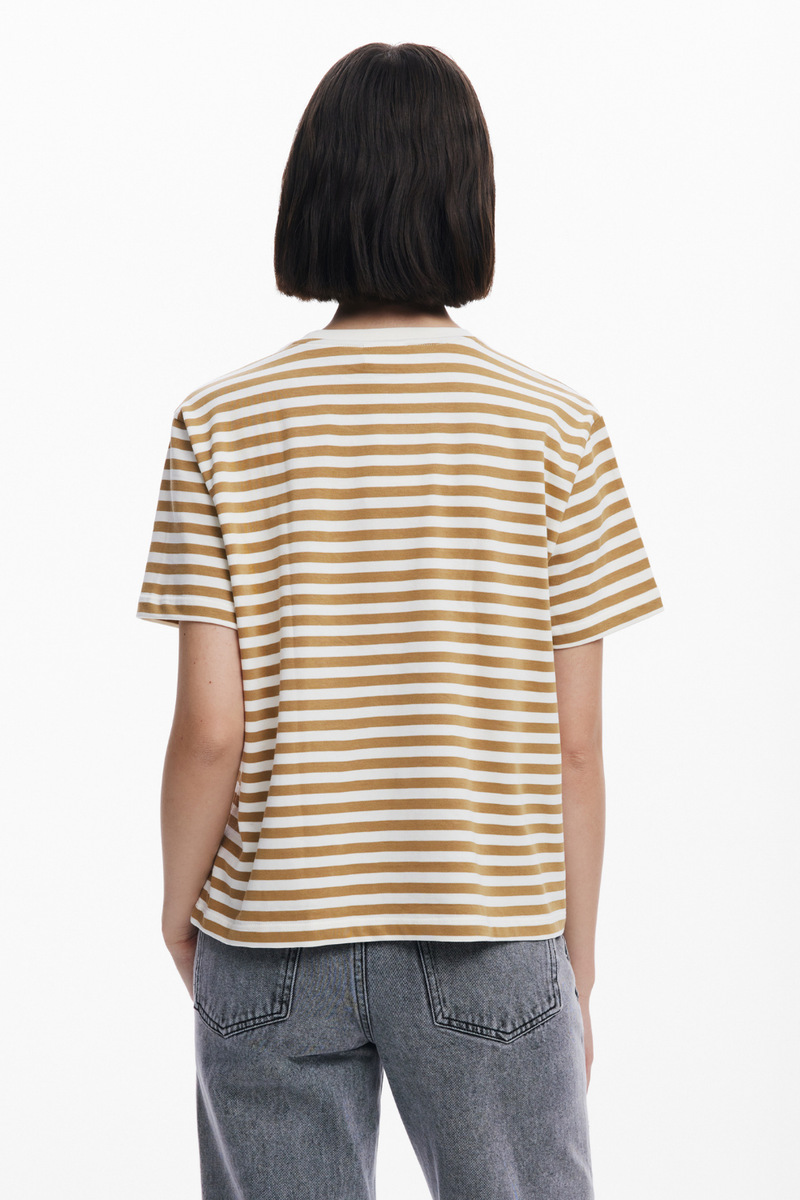 Desigual Striped Print T-Shirt