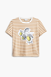 Desigual Striped Print T-Shirt