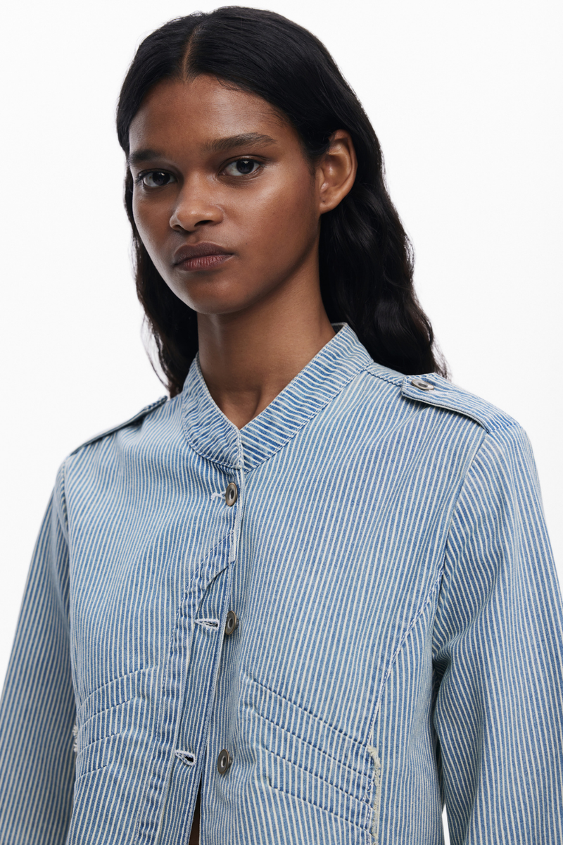 Desigual Striped Trucker Jacket