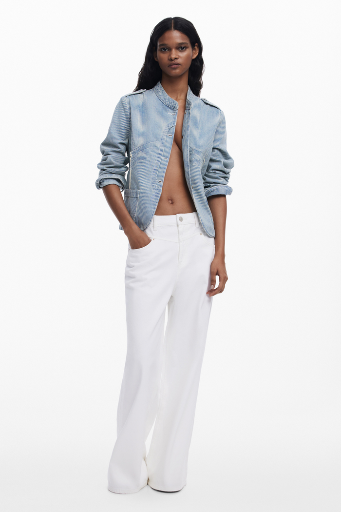 Desigual Striped Trucker Jacket