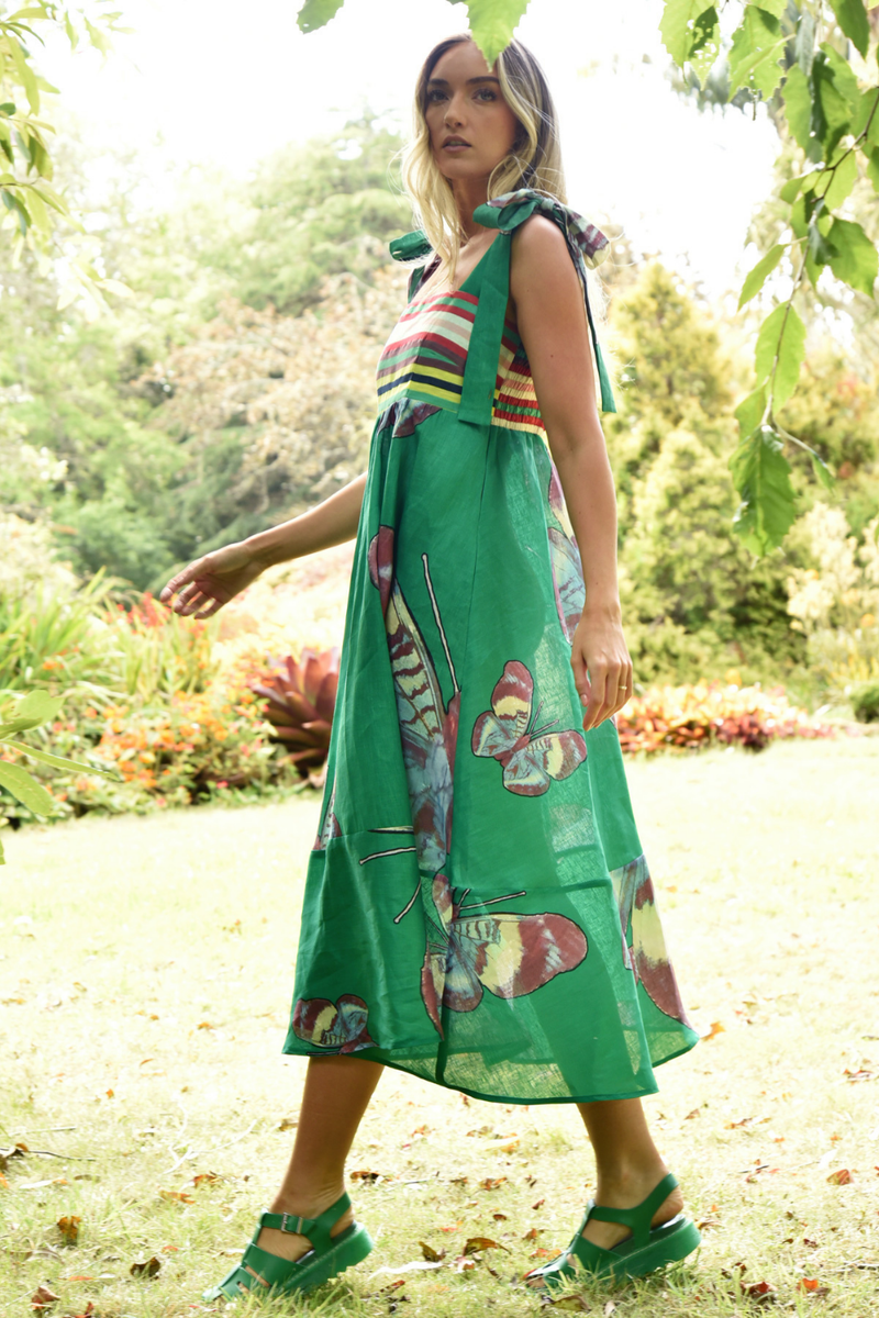 Curate Strong Ties Dress Green