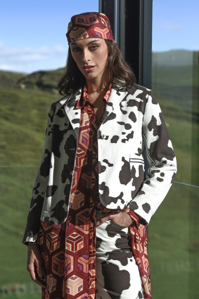 Cooper Suits Her Brown Cow Jacket Pre-Order