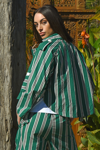 Cooper Super Stylin' Jacket Green Stripe Pre-Order