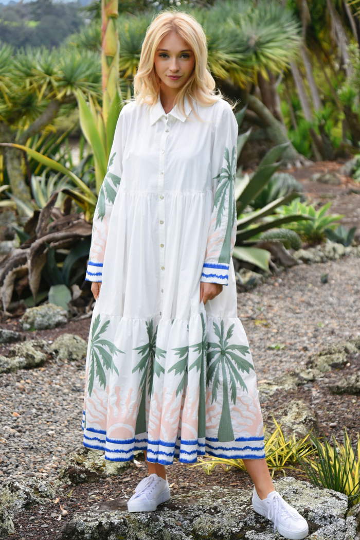 Coop Sway And Sunset Dress White Pre-Order