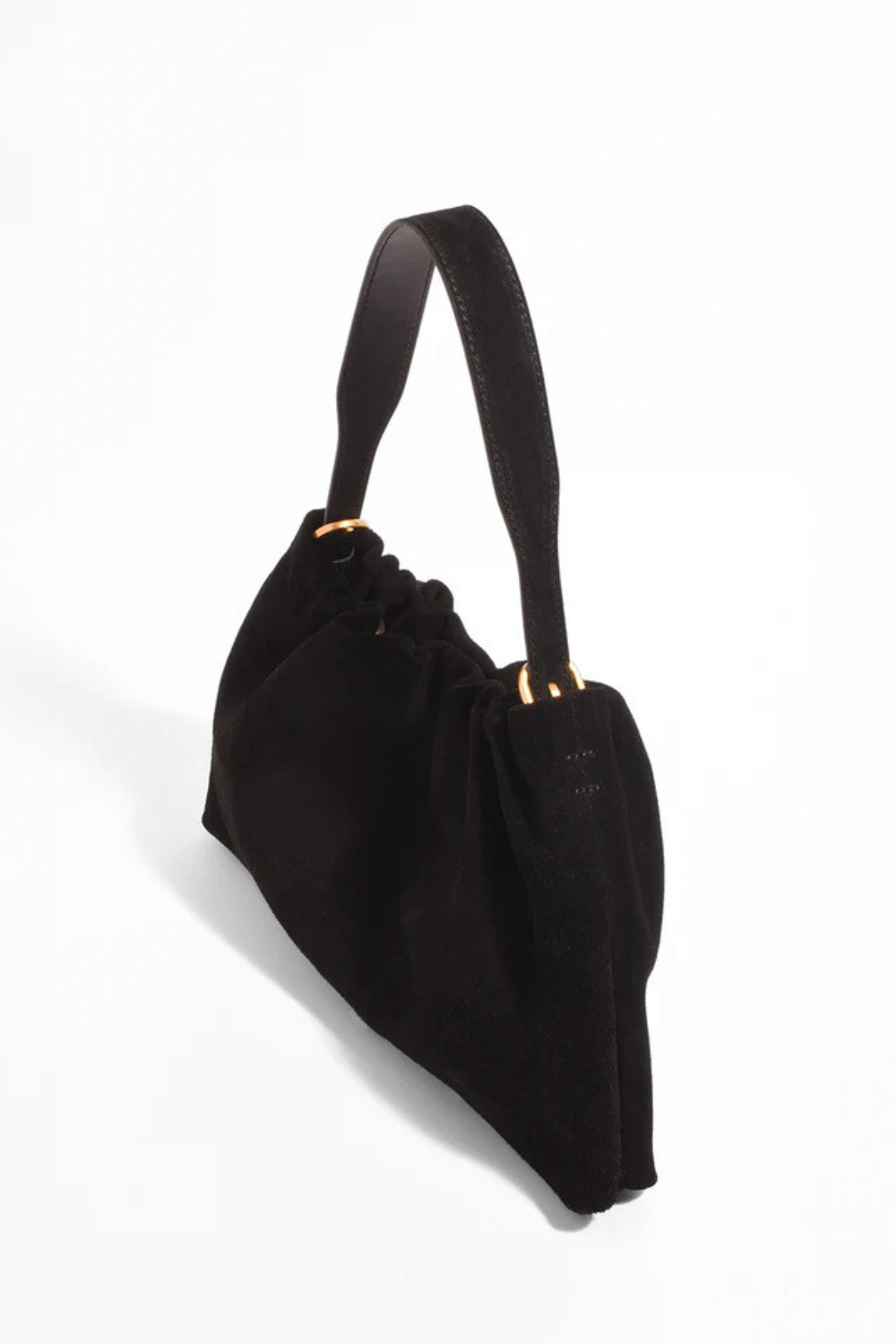 Adorne Tabatha Suede Bag Black
