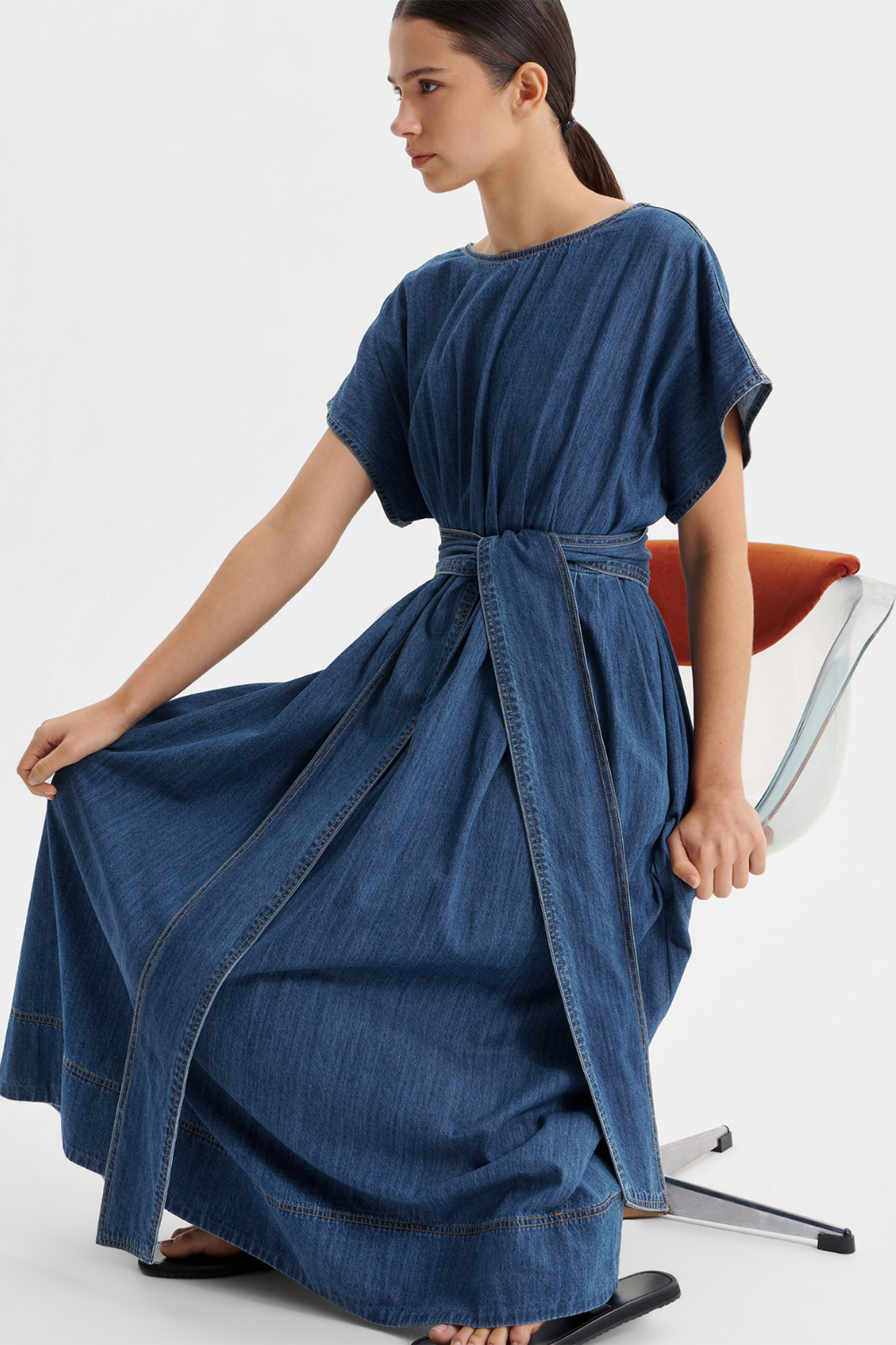 Morrison Tatum Denim Dress Blue