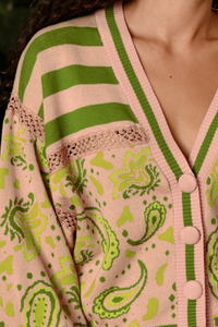 Cooper The Main Event Cardigan Blush Green Pre-Order