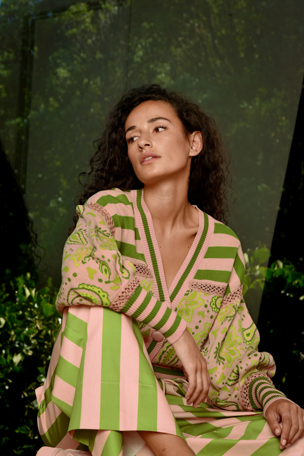 Cooper The Main Event Cardigan Blush Green Pre-Order