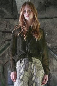Coop Tied & Tested Blouse Khaki