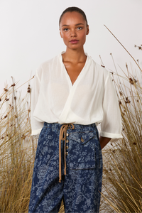 M.A.Dainty Toggle Shirt Milk