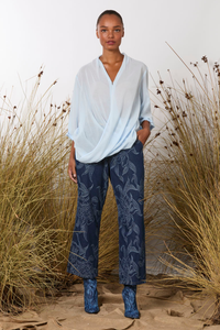 M.A.Dainty Toggle Shirt Sky Blue