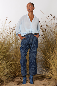 M.A.Dainty Toggle Shirt Sky Blue
