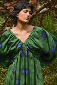 Cooper Pretty In Puff Dress Green Floral