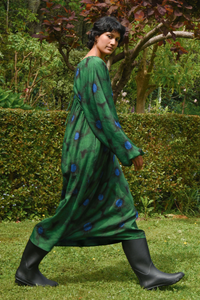 Cooper Pretty In Puff Dress Green Floral