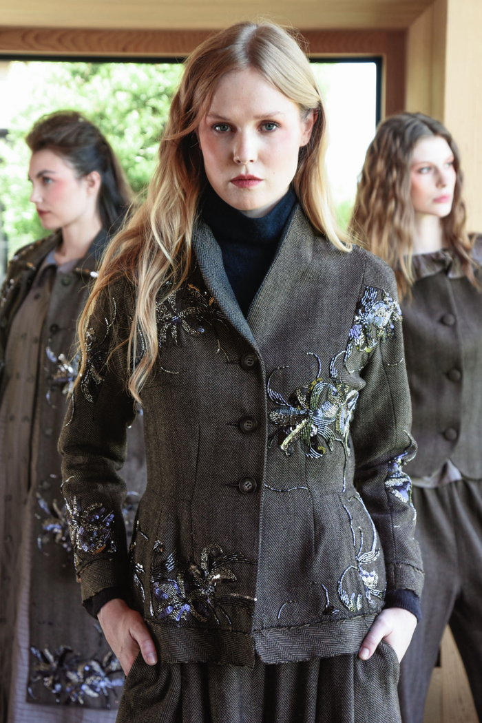Trelise Cooper Seam a Little Jacket Gravel Pre-Order