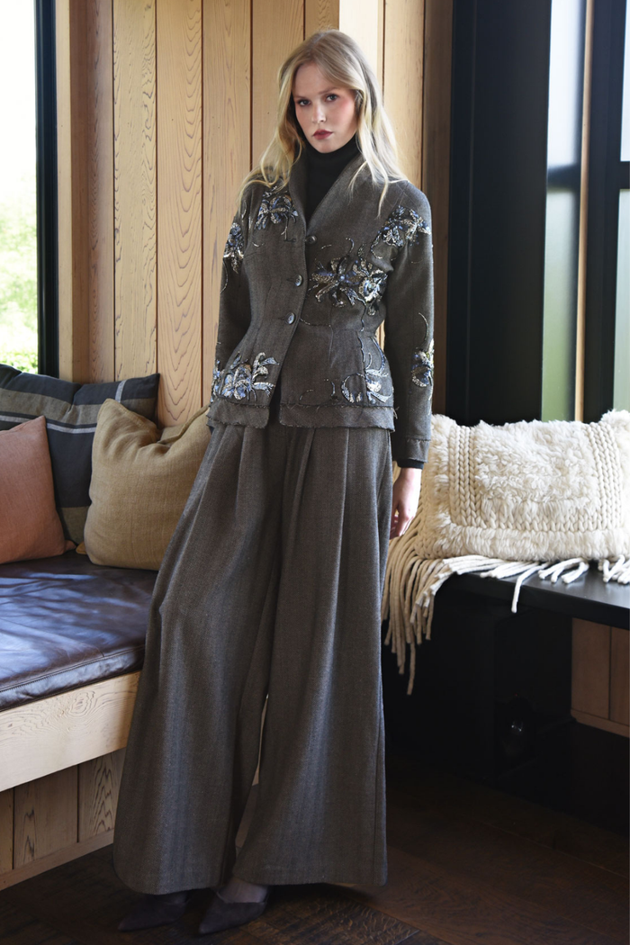 Trelise Cooper Seam a Little Jacket Gravel Pre-Order
