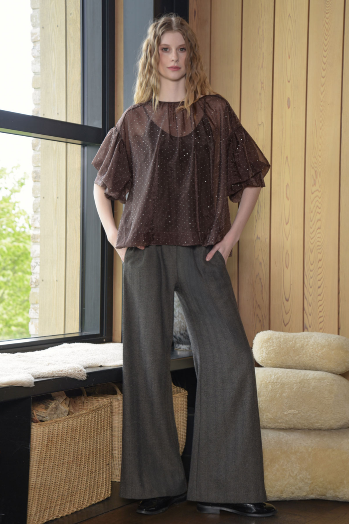 Trelise Cooper Walk and Talk Pants Gravel Pre-Order