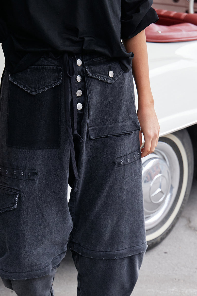 M.A.Dainty Trucker Pant Black