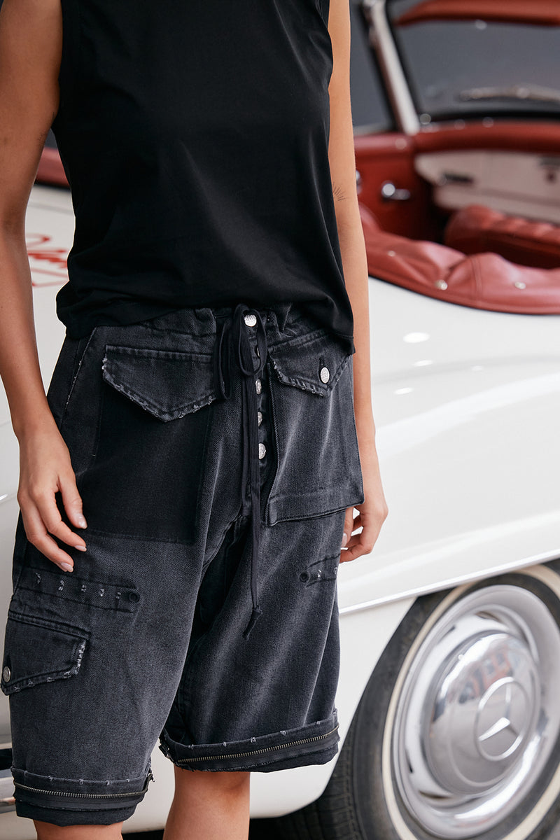 M.A.Dainty Trucker Pant Black